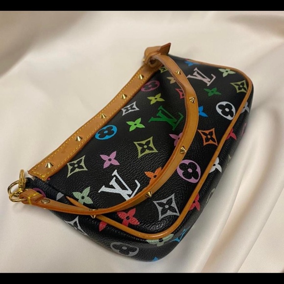 Louis Vuitton x Takashi Murakami. Vintage mini pouchette. In great condition! - Picture 3 of 7